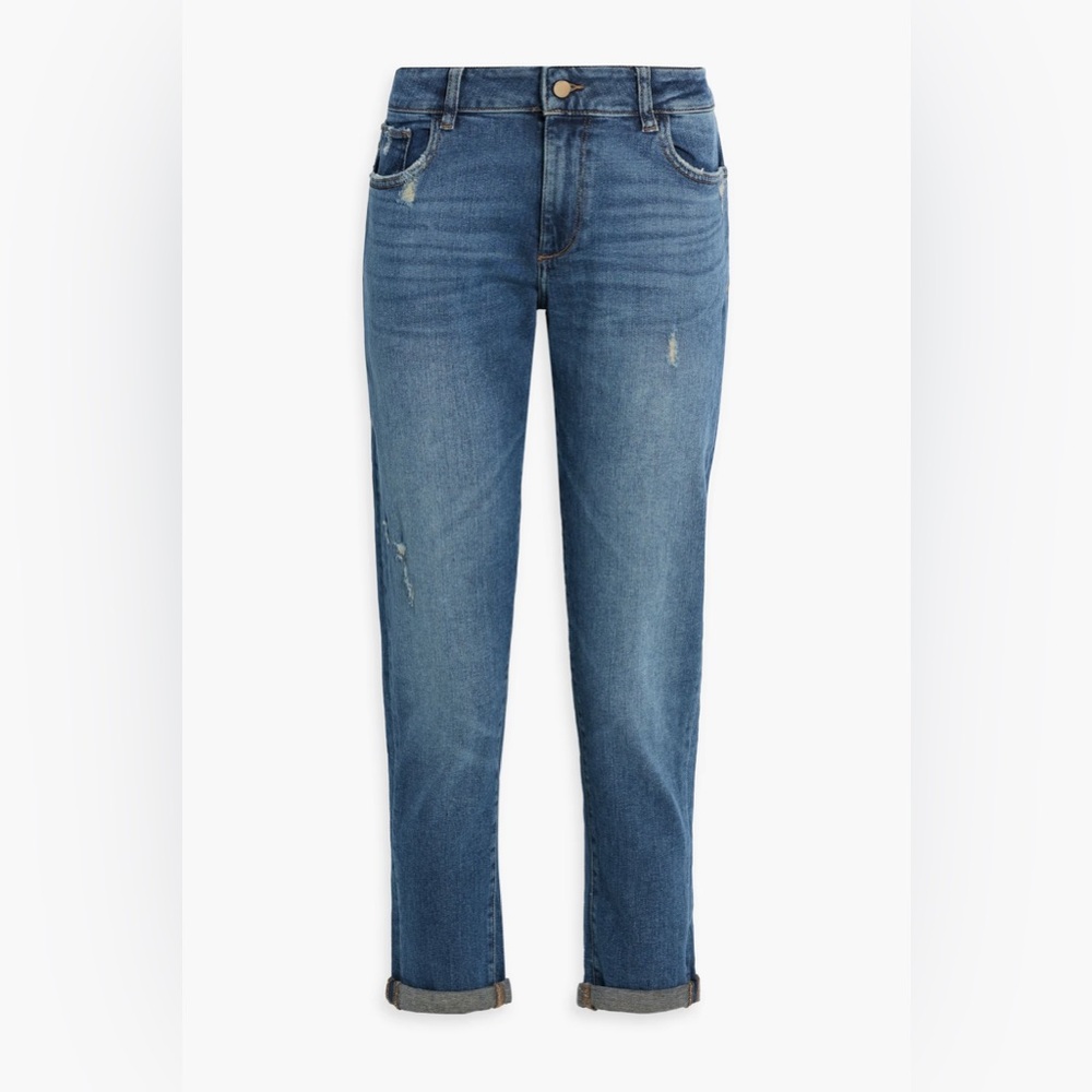 DL1961 Riley Boyfriend Denim Blue Jeans Straight Leg Women’s Size 28 Z8